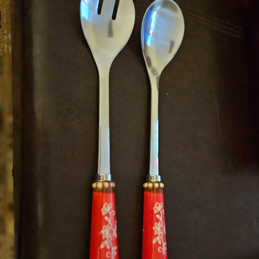 temptations serving utensils salad set stylish and functional top notch.